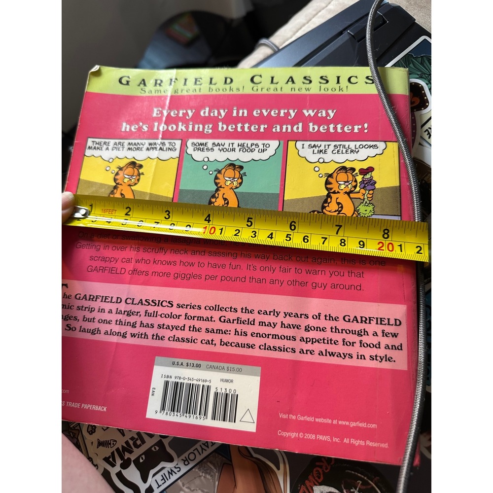 Oversized Garfield Rounds Out Book 16 2008 First Color Edition Ex Library READ - Picture 3 of 16